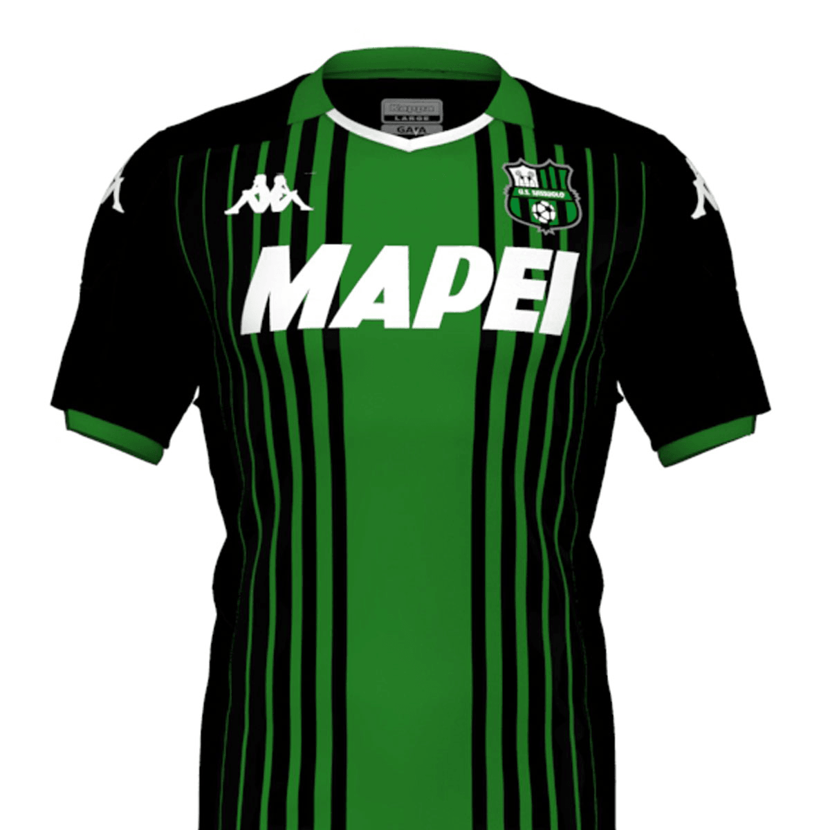 Us Sassuolo Calcio Football Club Home Carlo Rossi Kappa 2019 20 Replica Fútbol Soccer Kit Calcio Shirt Jersey Fussball Camisa Futebol Camiseta