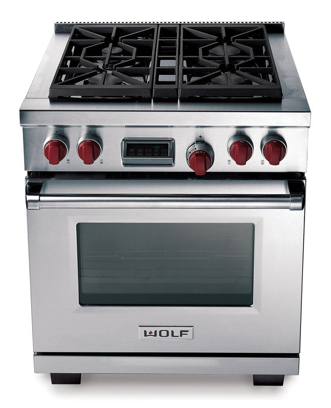 Wolf 30 Dual Fuel Range 4 Burners Df304 Mountain Land Design