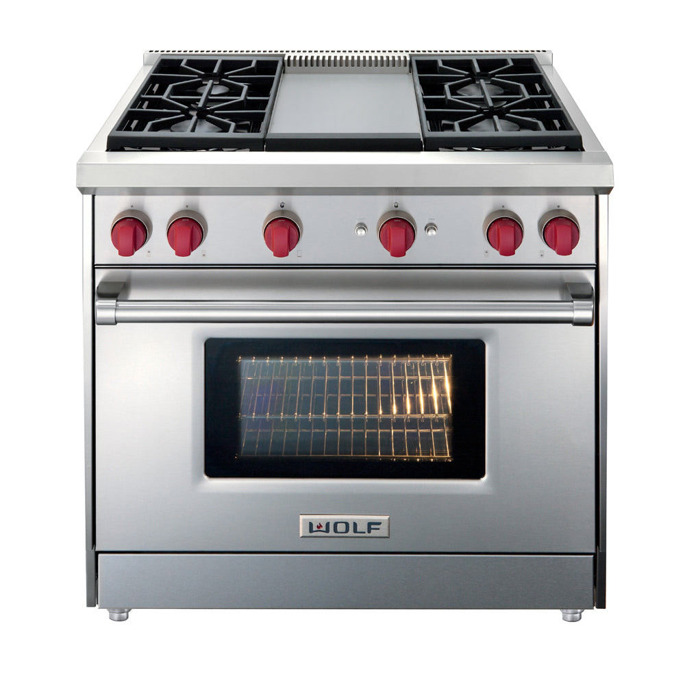 Wolf Gr364g 36 Inch Pro Style Gas Range Mountain Land Design