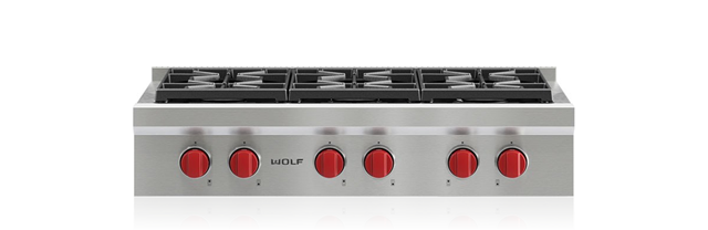 Wolf Srt366 36 Sealed Burner Rangetop 6 Burners Mountain Land