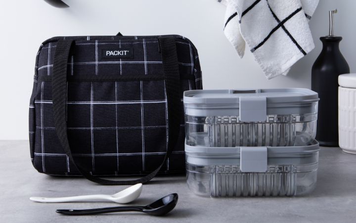 Packit Lunch Bag - Gray Stripe