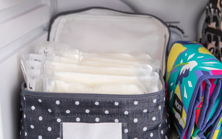 Ice Pack Milk Cooler Bag, Portable Milk Cooler, Reusable Ice Blocks