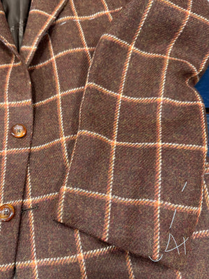 Oxxford Clothes Brown/Rust SherryTweed Jacket - Tony The Tailor