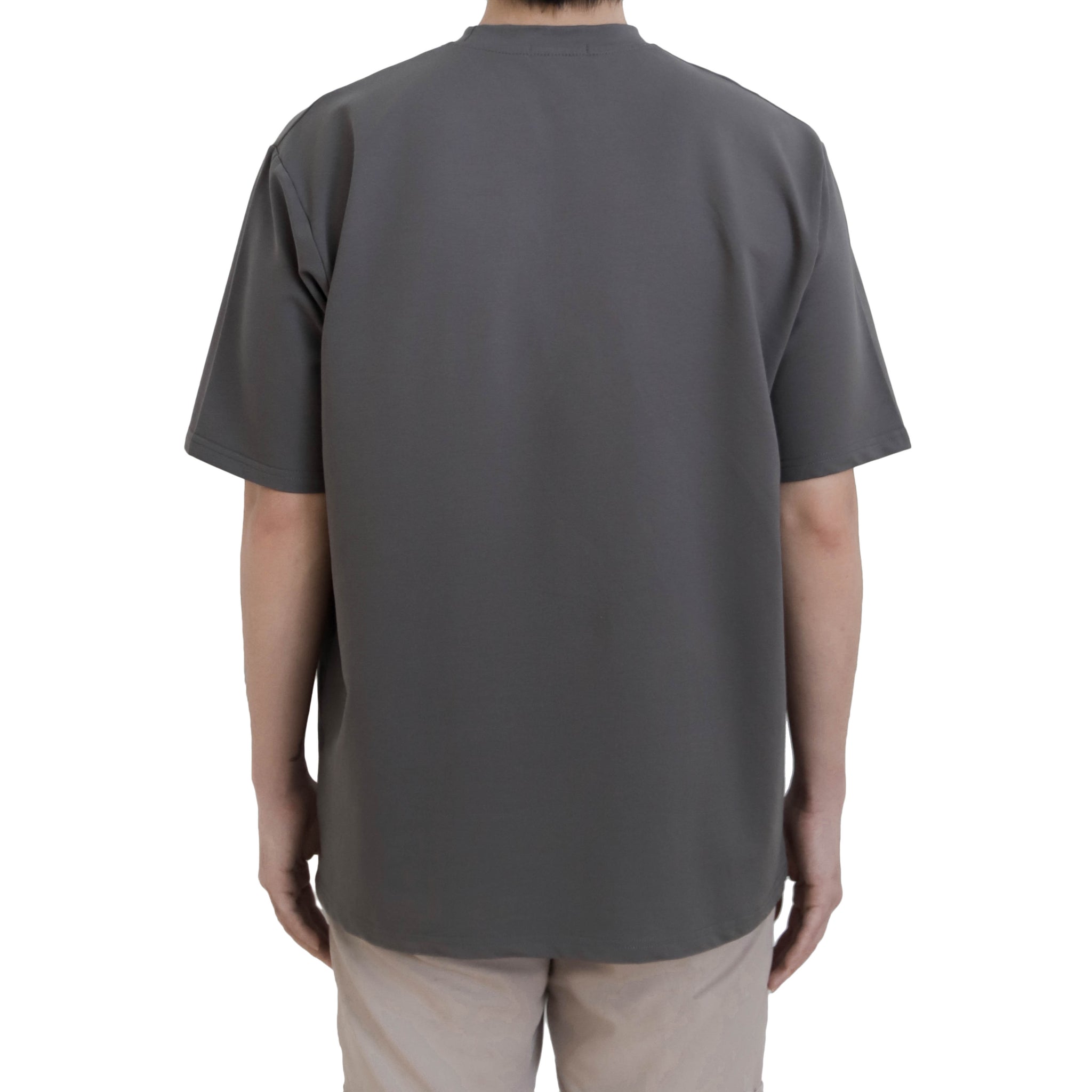 OVERSIZED T-SHIRT - [MISTY GREY] - BASICLAD