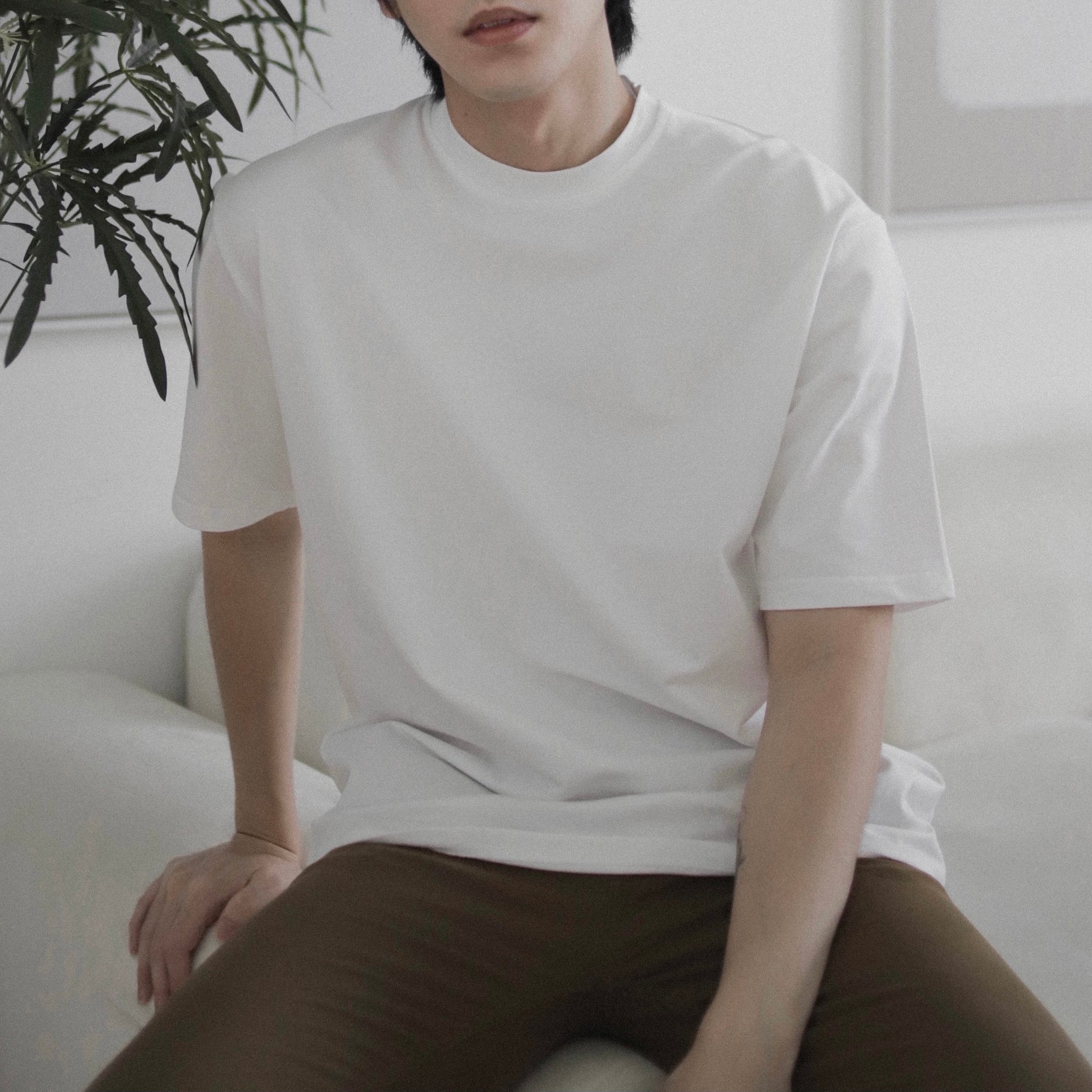 OVERSIZED T-SHIRT - [WHITE] - BASICLAD