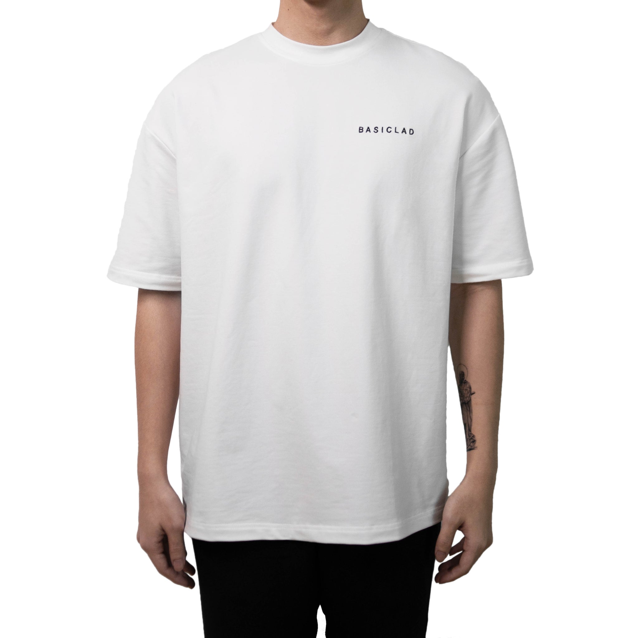 Basiclad Boxy Fit T Shirt White 9553