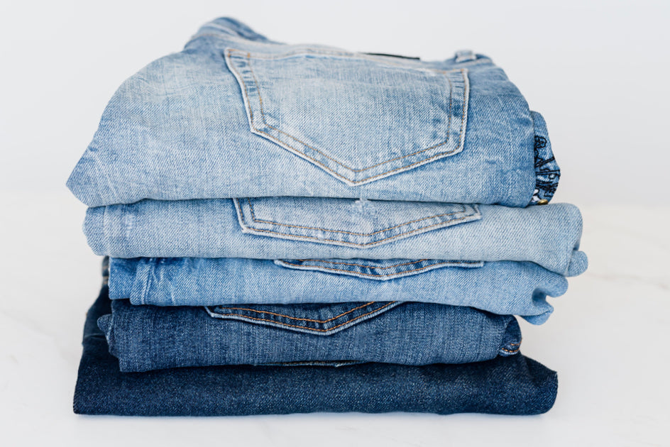 denim jeans pile