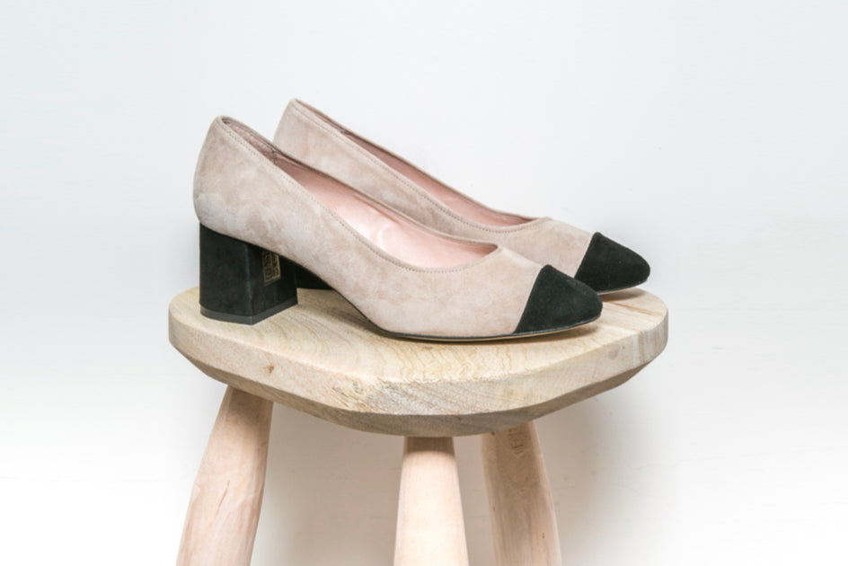 Shoes on stool