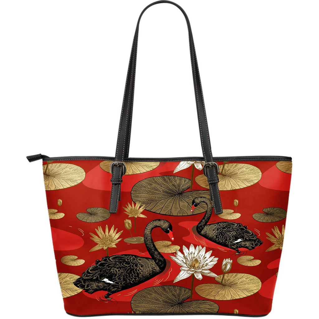 Australia Handbags (Leather Tote) - Black Swans - BN1502 – LoveTheWorld