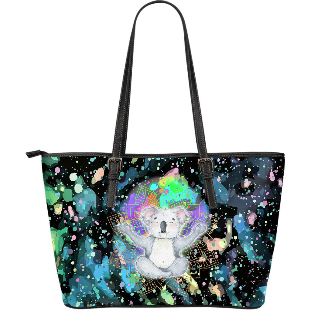 Australia Handbags (Leather Tote) - Australia - Meditating Koala - BN1 – LoveTheWorld