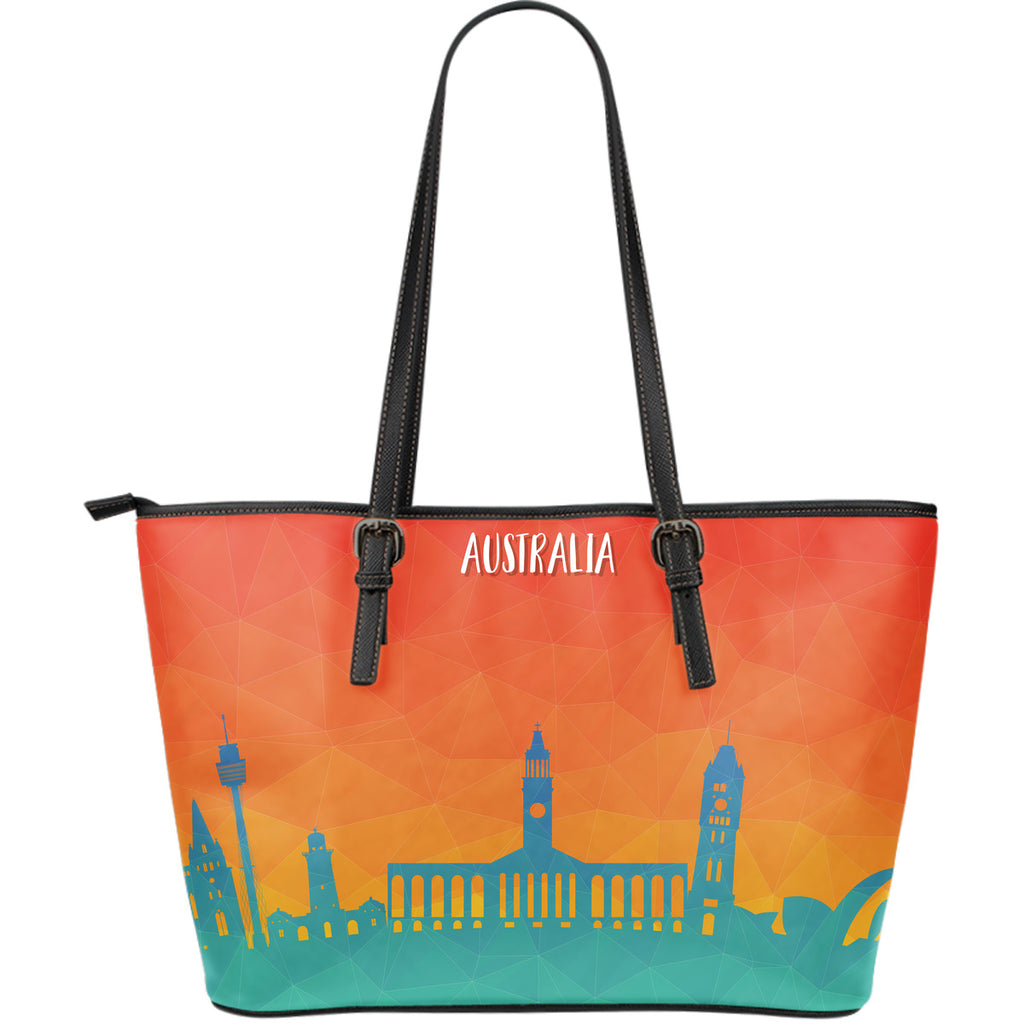 Australia Polygonal Sydney Leather Tote Bag K3 |Bags| Love The World – LoveTheWorld