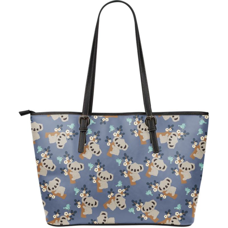 AUSTRALIA KOALA LOVE LARGE LEATHER TOTE BAG S12 – LoveTheWorld