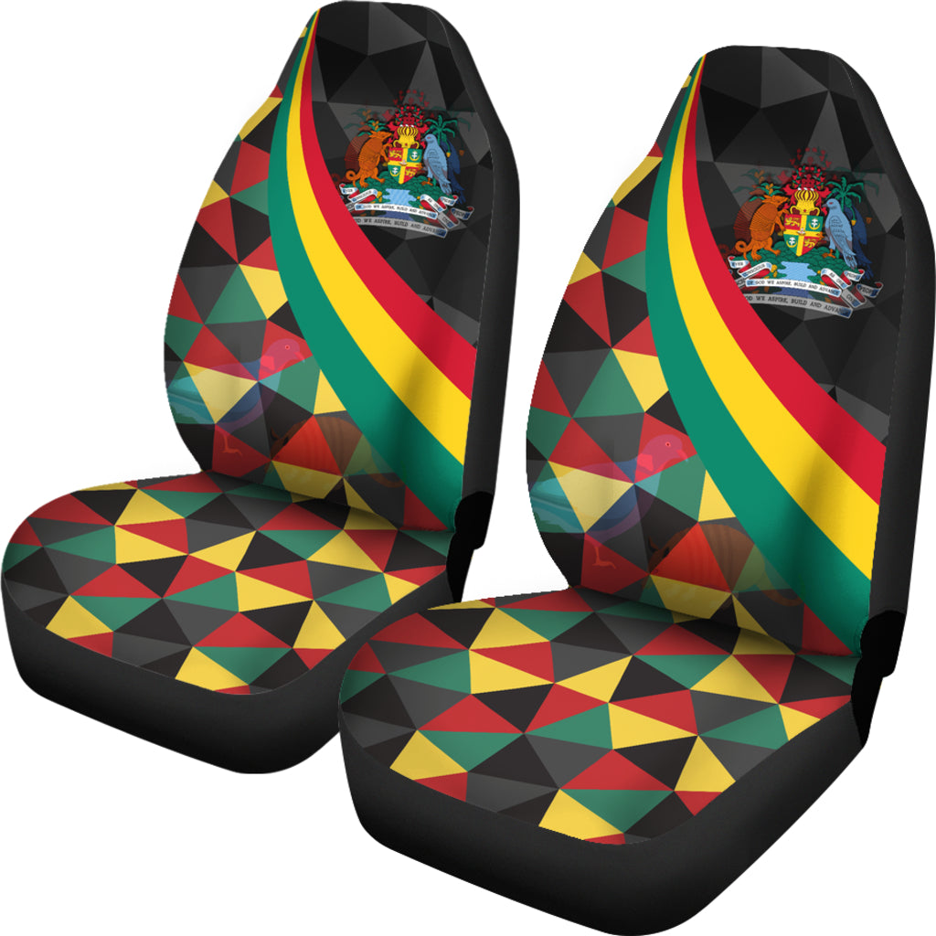 Download Grenada Car Seat Covers - Grenada Coat Of Arms and Flag Color - LoveTheWorld