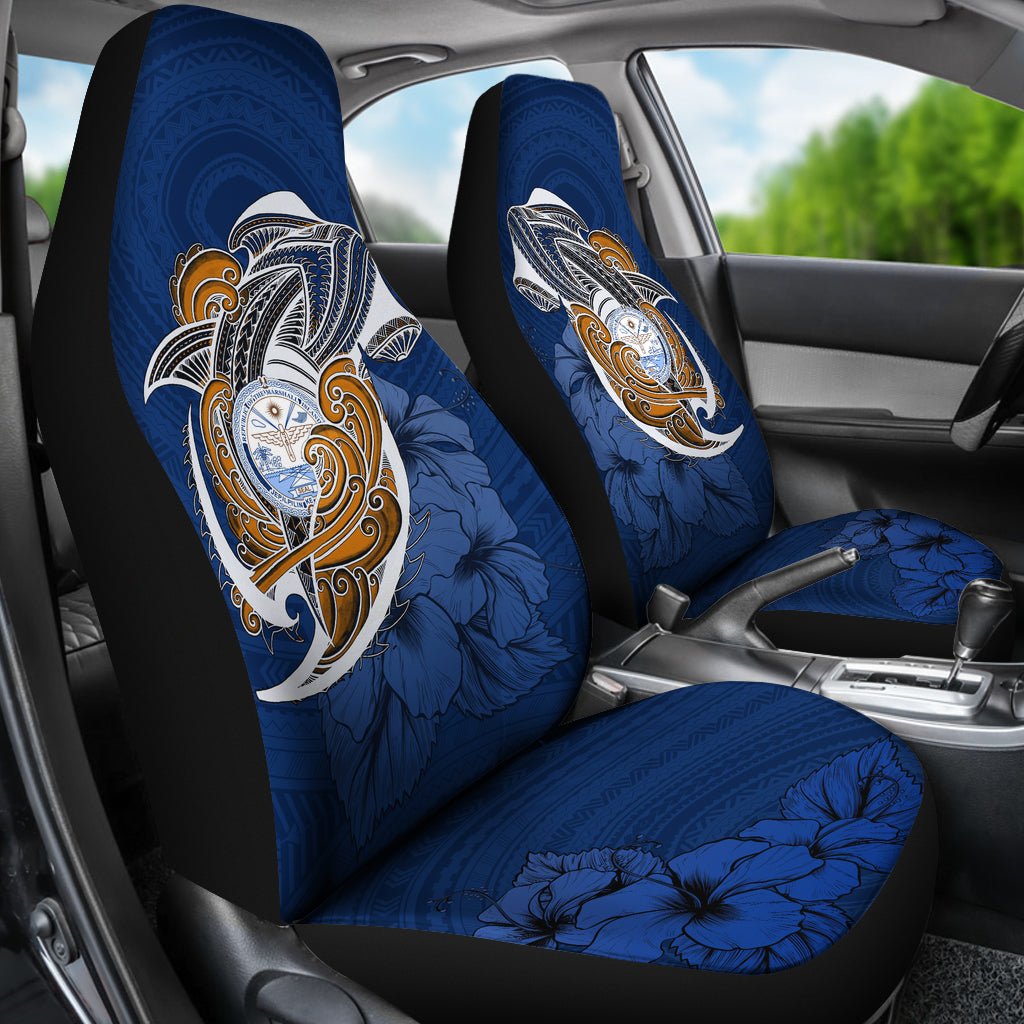 Download Marshall Islands Car Seat Covers Shark Coat Of Arms - LoveTheWorld