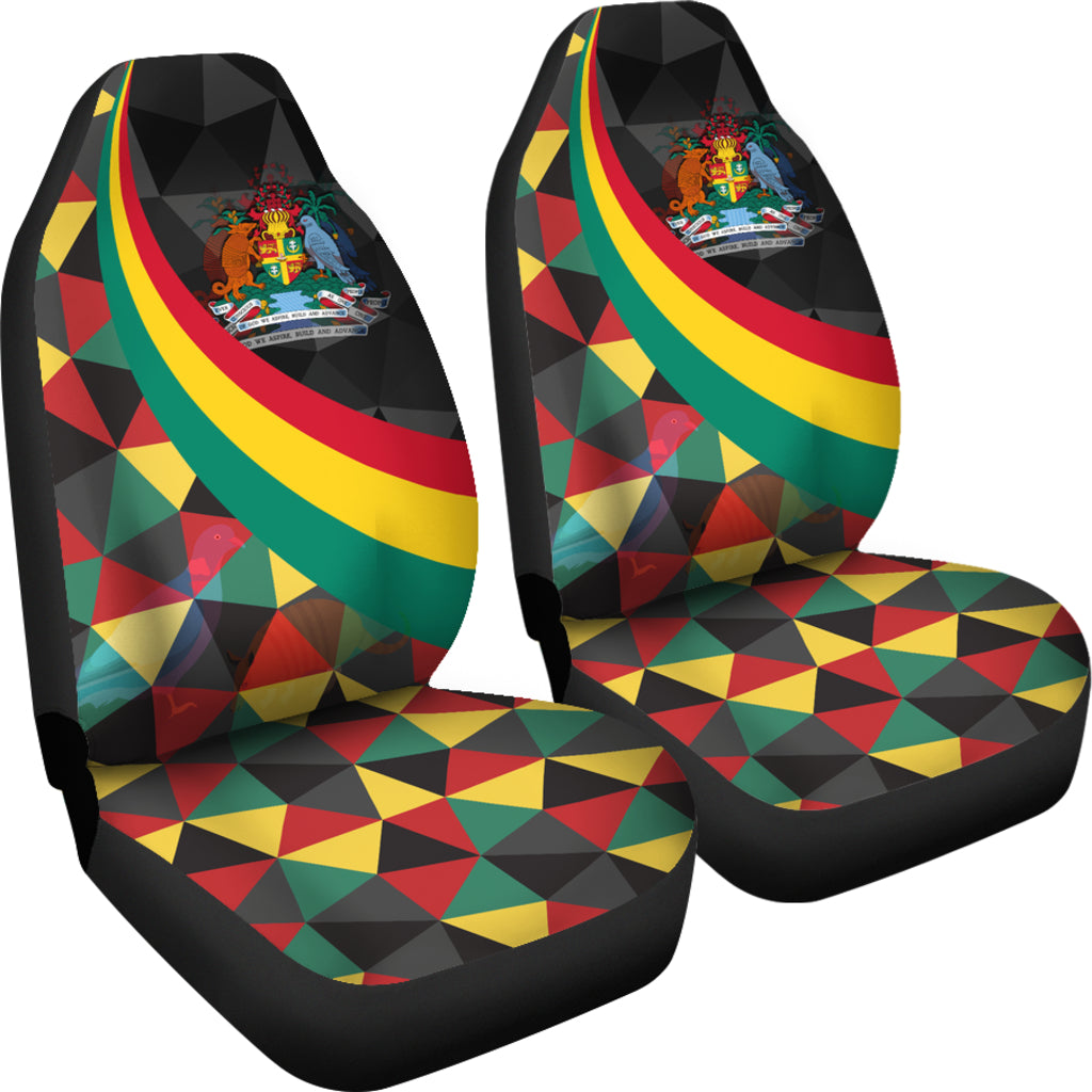 Download Grenada Car Seat Covers - Grenada Coat Of Arms and Flag Color - LoveTheWorld