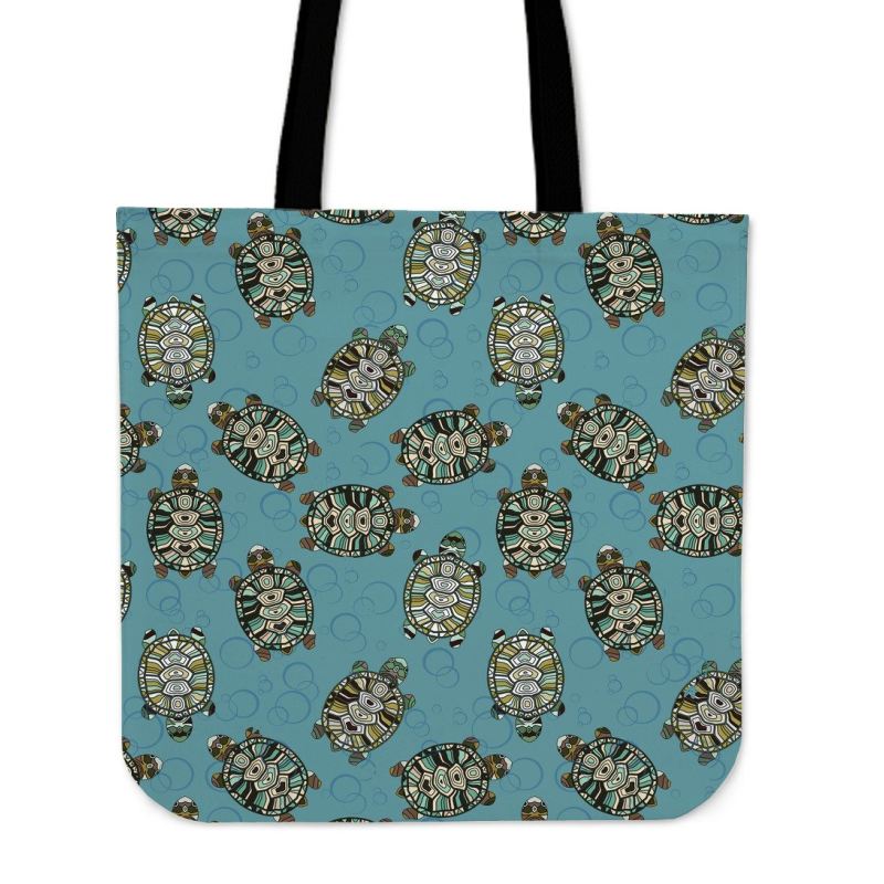 sea turtle tote bag