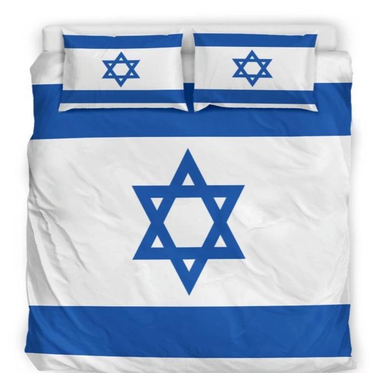 Israel Flag Bedding Set Lovetheworld