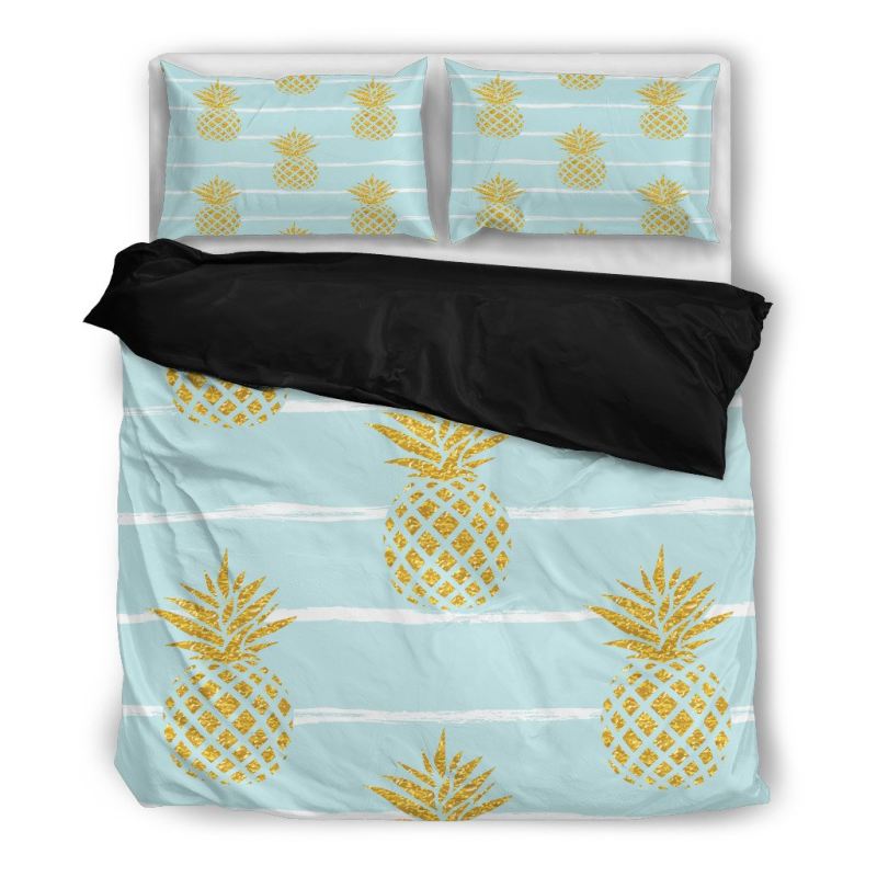 pineapple king bed sheets