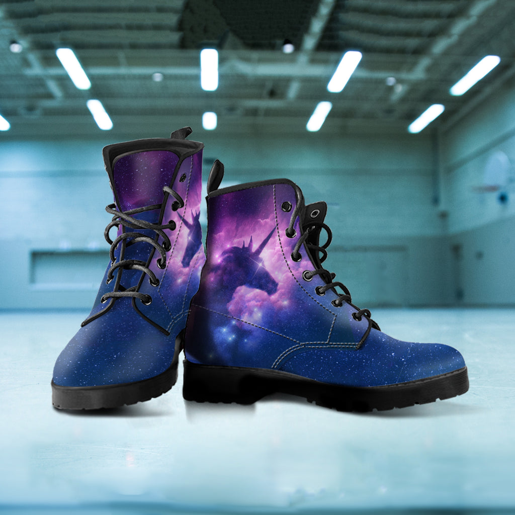 Galaxy Unicorn Leather Boots H4 