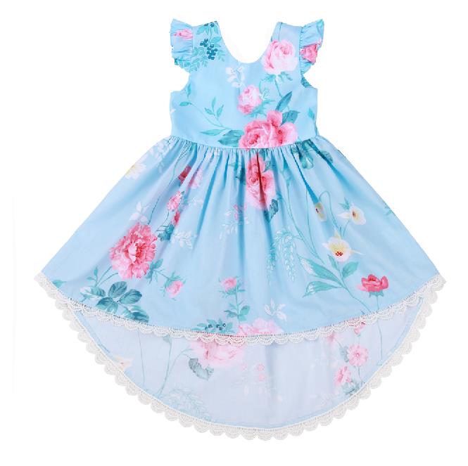 Floral Baby Girls Sweet Romper Dress - Winter Rosie Boutique