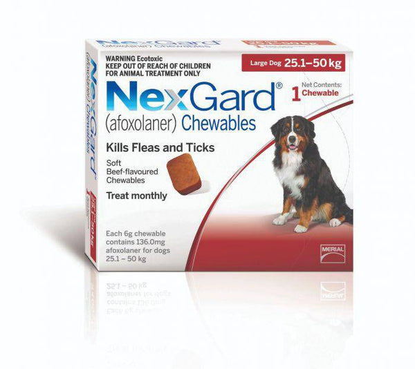 Nexgard Chewable Tablet Flea & Tick Treatment For Medium Dogs 10