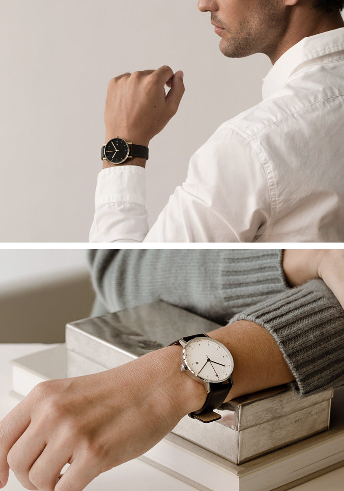 The PKG01-GO/OL/WH from VOID Watches, designed by Patrick Kim-Gustafson.