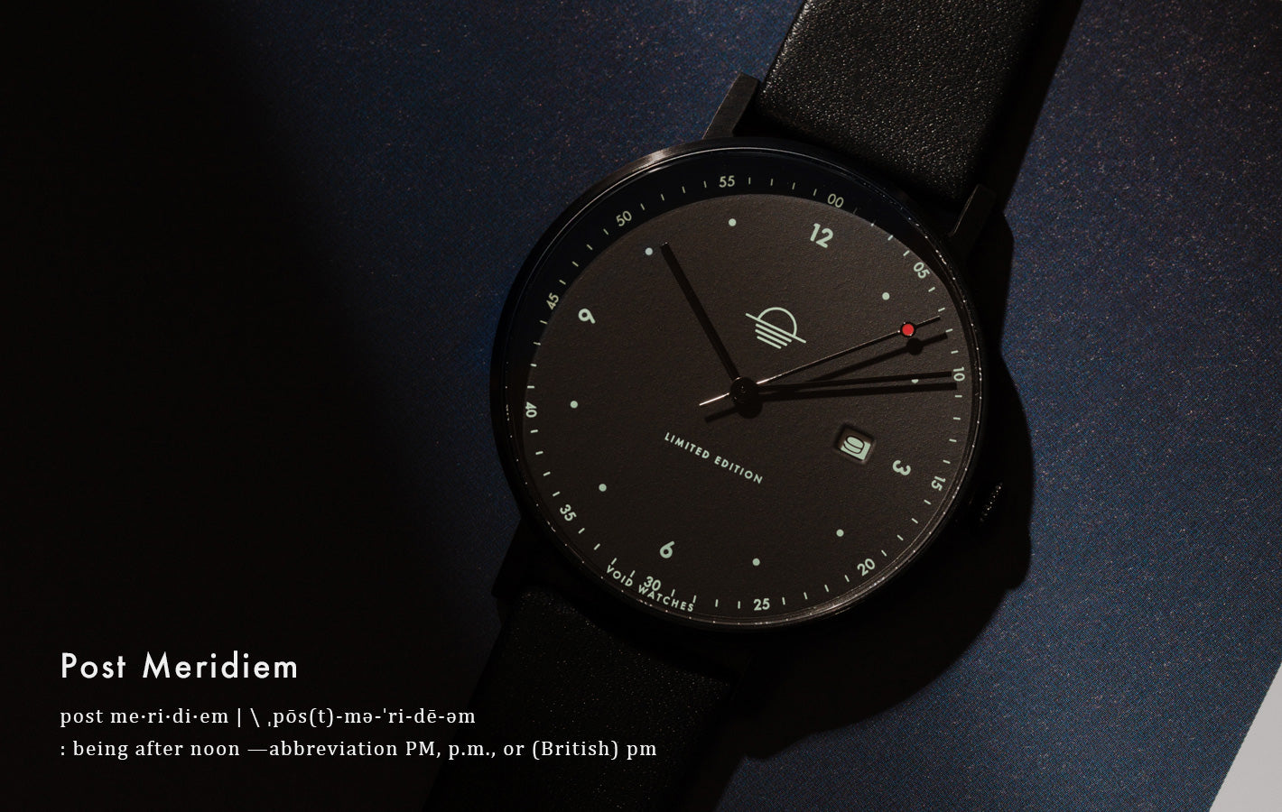 The PKG01-PM Limited Edition from VOID Watches, designed by Patrick Kim-Gustafson.