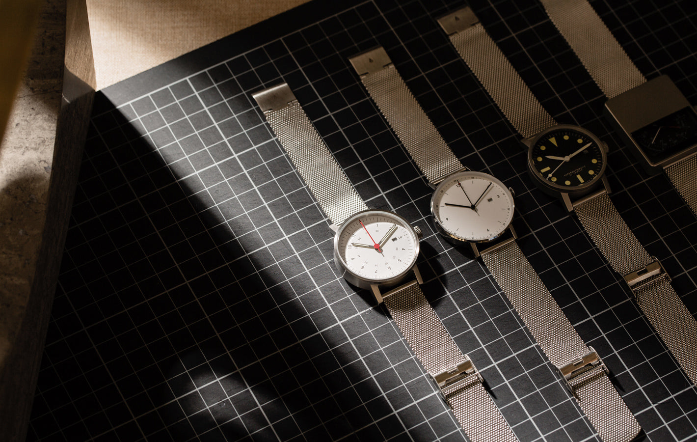 The V03D-BR/MR//WH from VOID Watches, designed by David Ericsson.