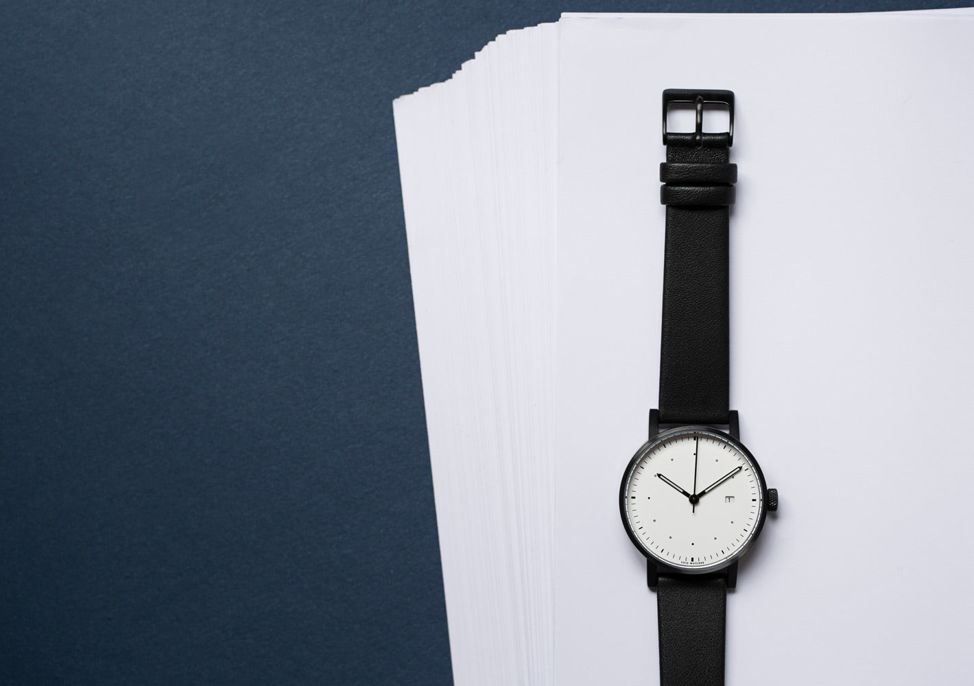 The Limited Edition Dezeen watch by VOID Watches. Designed by David Ericsson and Patrick Kim Gustafson. V03D-Dezeen.