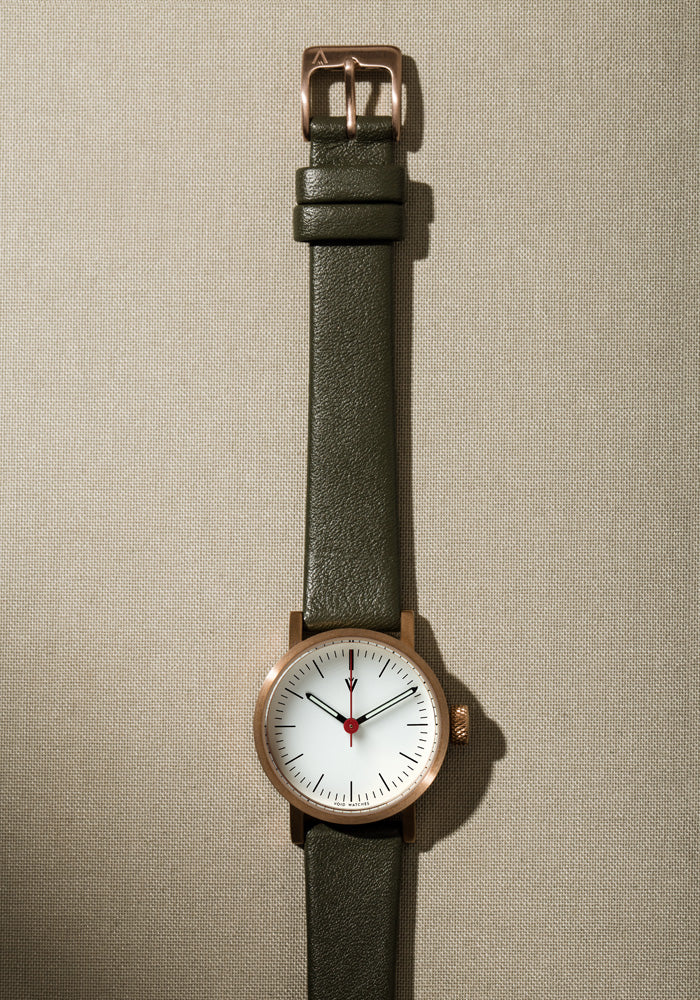 The V03P-CO/OL/WH from VOID Watches, designed by David Ericsson.
