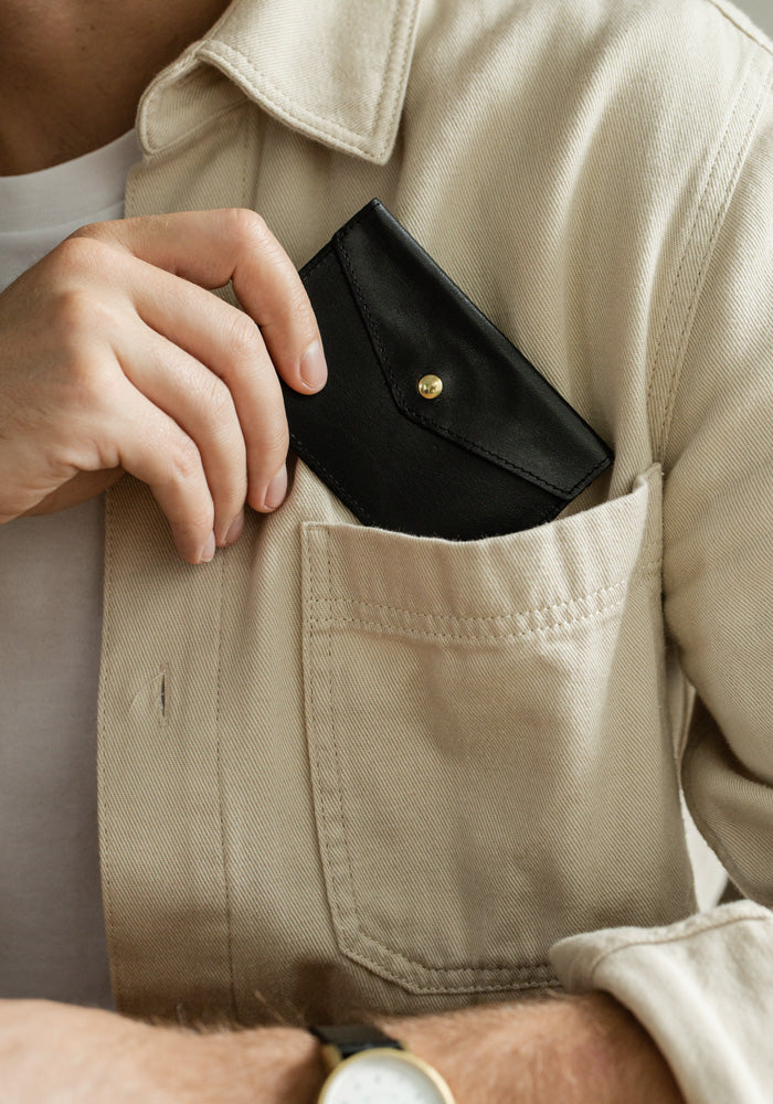 The Black Nimrodian Card Case from VOID Watches, designed by David Ericsson.