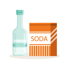 Vinegar & soda vectors