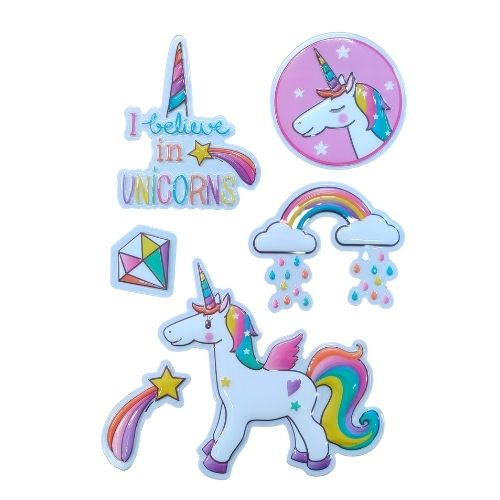 3D Novelty Unicorn Bathroom Stickers – FabFinds