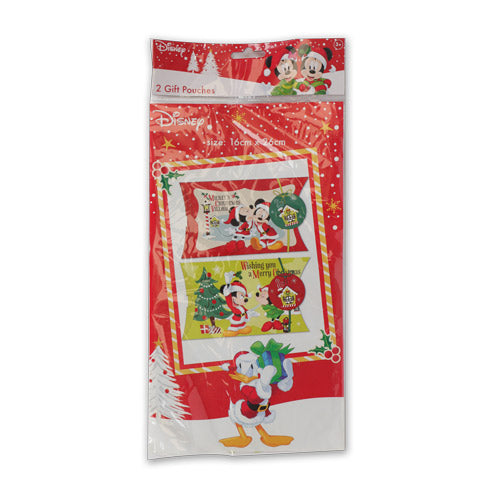 Disney Mickey Mouse Christmas Glitter Gift Bags 2 Disney Peppermint C   Jin Jin Junction