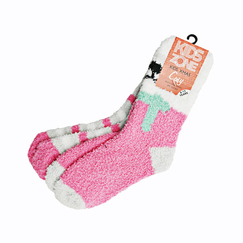 Toddler Boys Snowman Cozy Socks 2-Pack