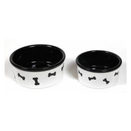 plain ceramic dog bowls