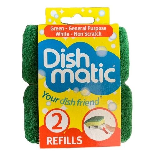 Simply Done Non-Scratch Fillable Dish Wand Scrubber