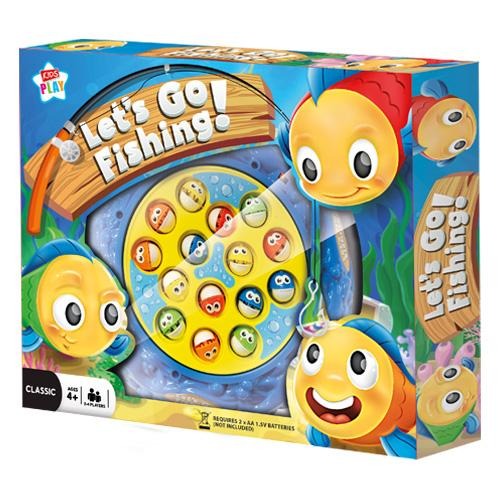 Let's Go Fishin' Classic Fishing Board Kids Game Home & Travel