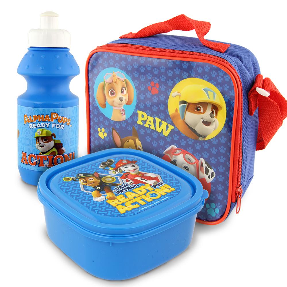 paw patrol lunch box and bottle