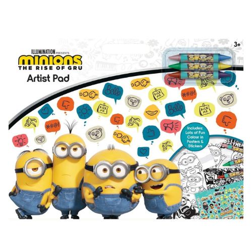 2-Pack Minions The Rise Of Gru Lunchbox And Pop-up Water Bottle