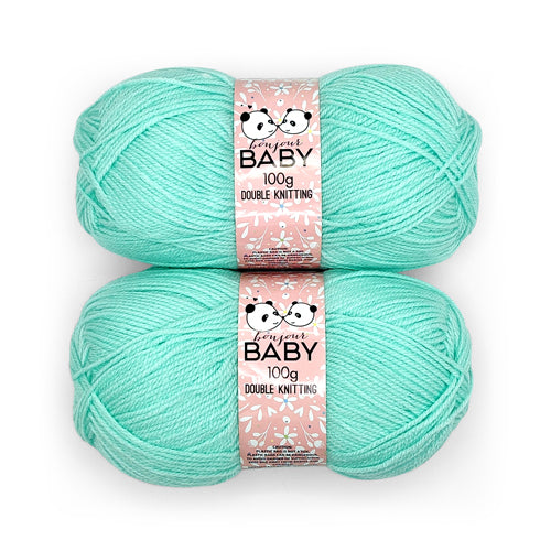 SparkleBaby Super Soft Pastel Knitting Yarn 2x100g Assorted Colours —  FabFinds