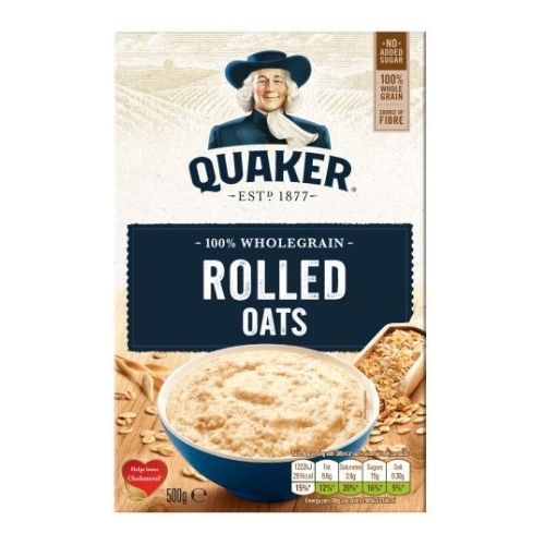 Quaker Rolled Oats Wholegrain 500g – FabFinds