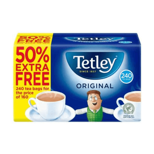 Tetley Original Tea Bags 420 Pack 1.31kg - FabFinds