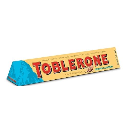 Toblerone Milk Chocolate Crunchy Almonds Bar Fabfinds