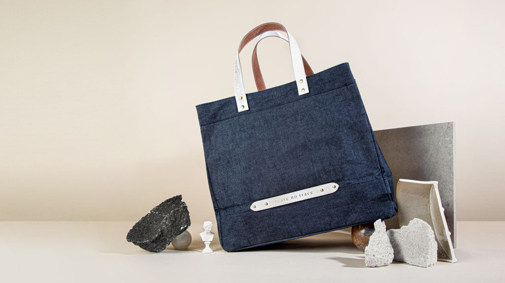 denim tote bag for picnic