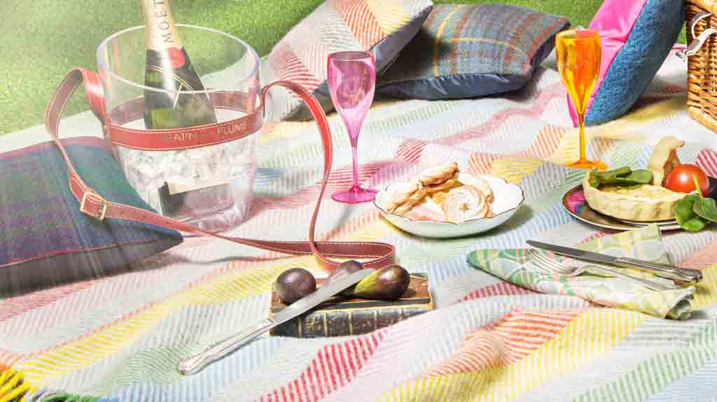waterproof picnic blanket with accessories