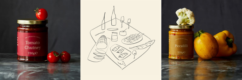 Tomato Chutney, Picnic sketch, Piccalilli