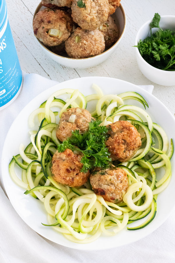 Quick And Easy Meal Prep: Turkey Meatballs & Zoodles - Vital Proteins