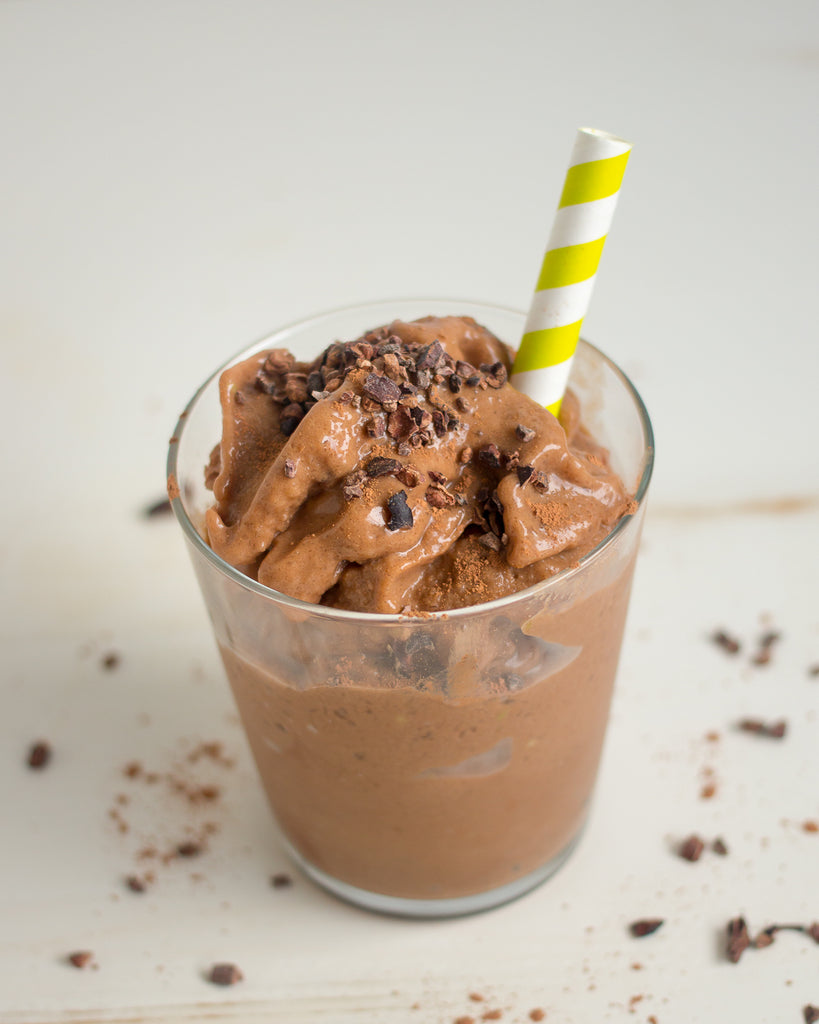 chocolate avocado smoothie