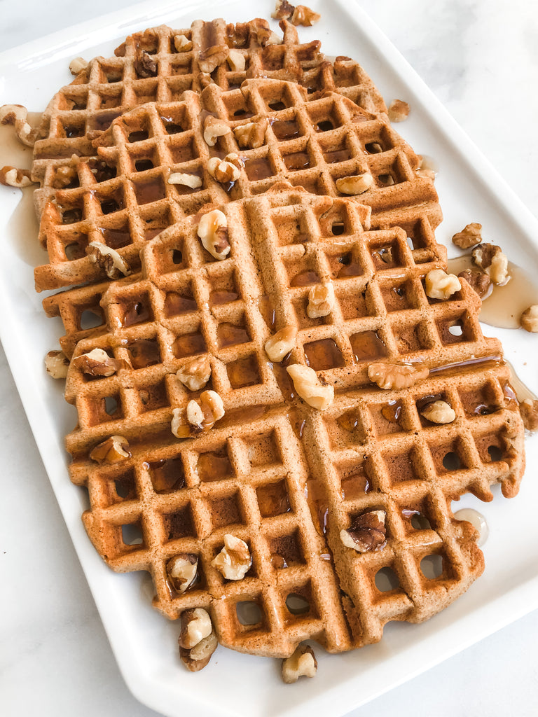 maple cinnamon waffles